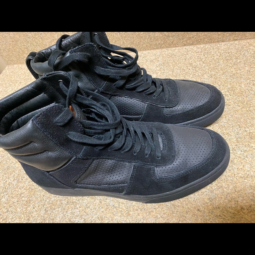Coach Mens high tops. Leather/Suede